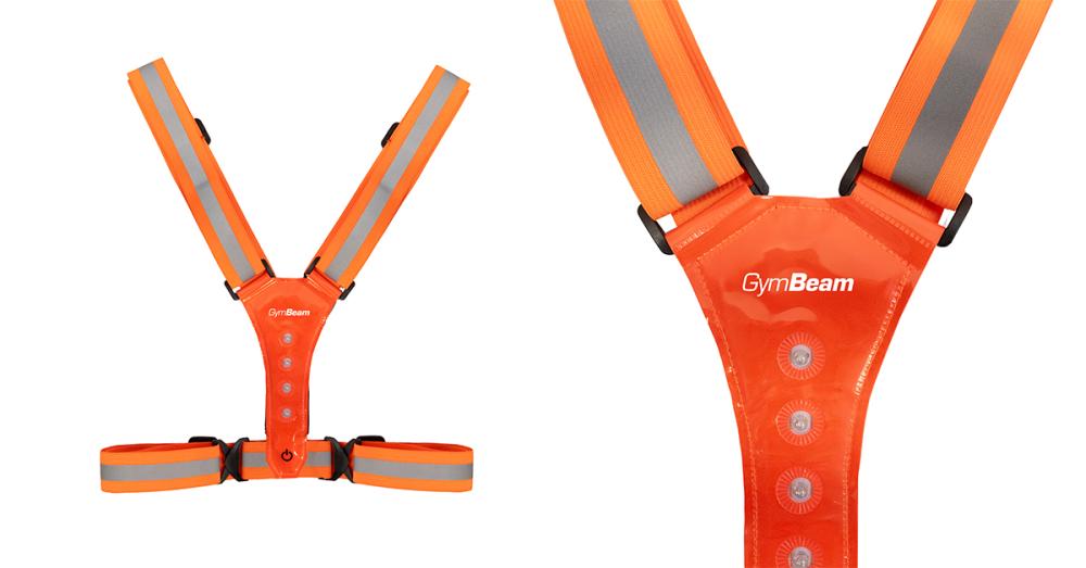 Vesta reflectorizantă sport Orange - GymBeam