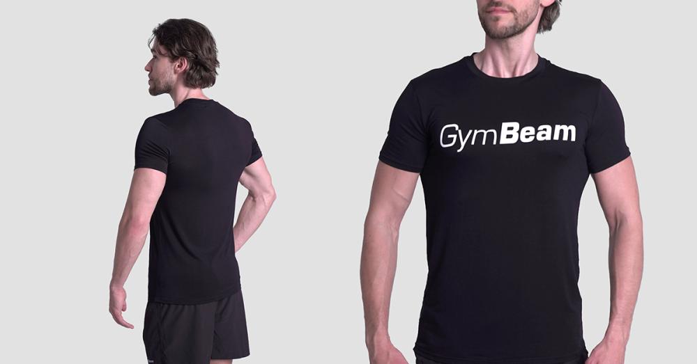 Tricou Essence Black - GymBeam