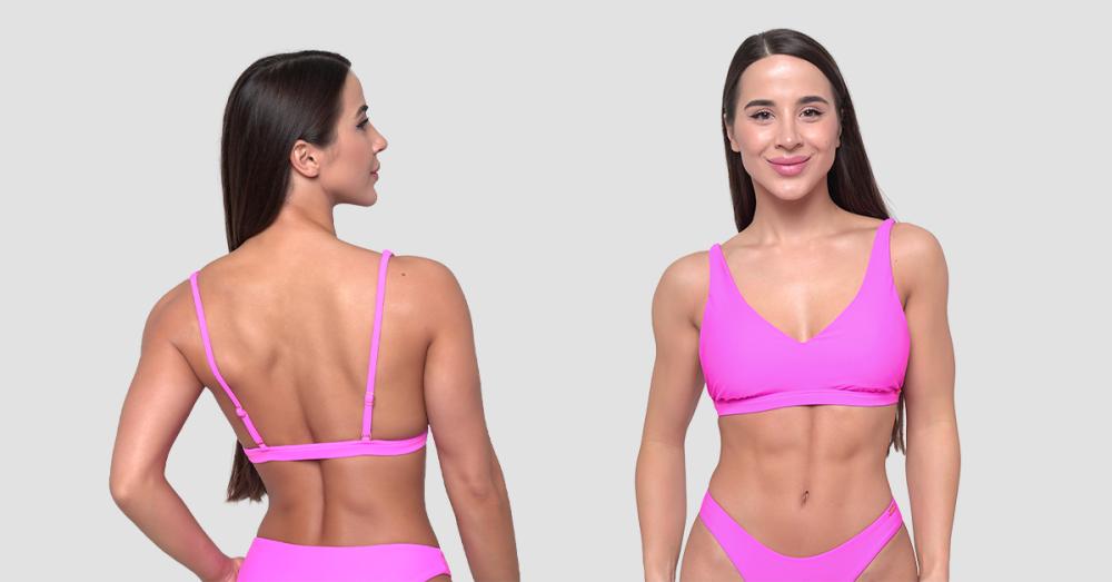 Sutien de baie sport Pink - GymBeam