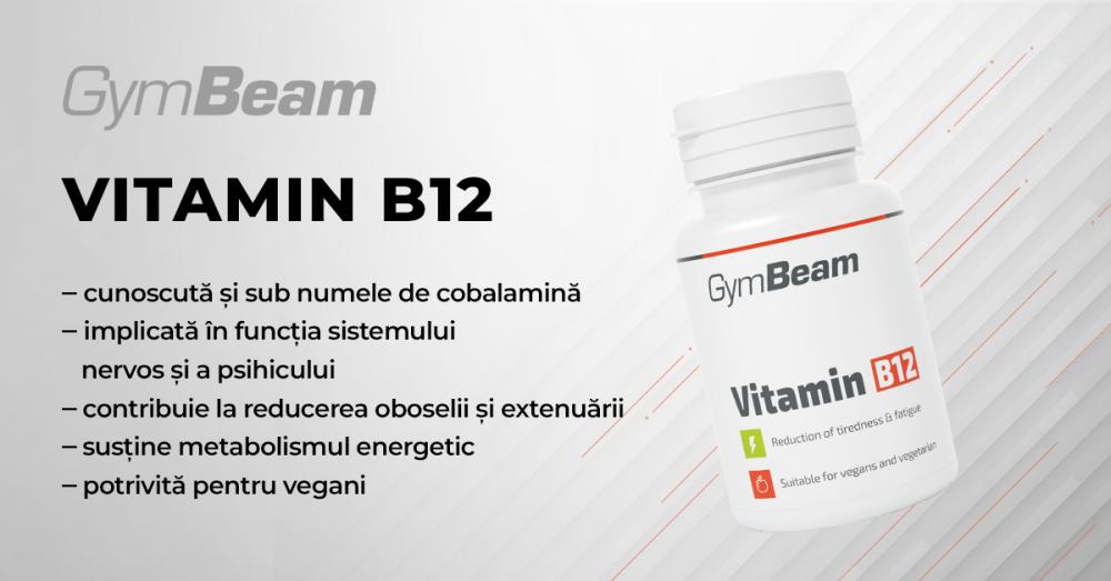 Vitamina B12 (Cobalamină) - GymBeam