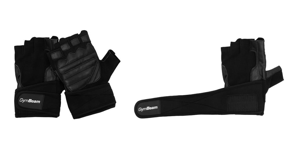 Mănuși fitness Pro WristWraps Black - GymBeam