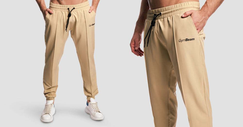 Pantaloni sport ARC Beige - GymBeam