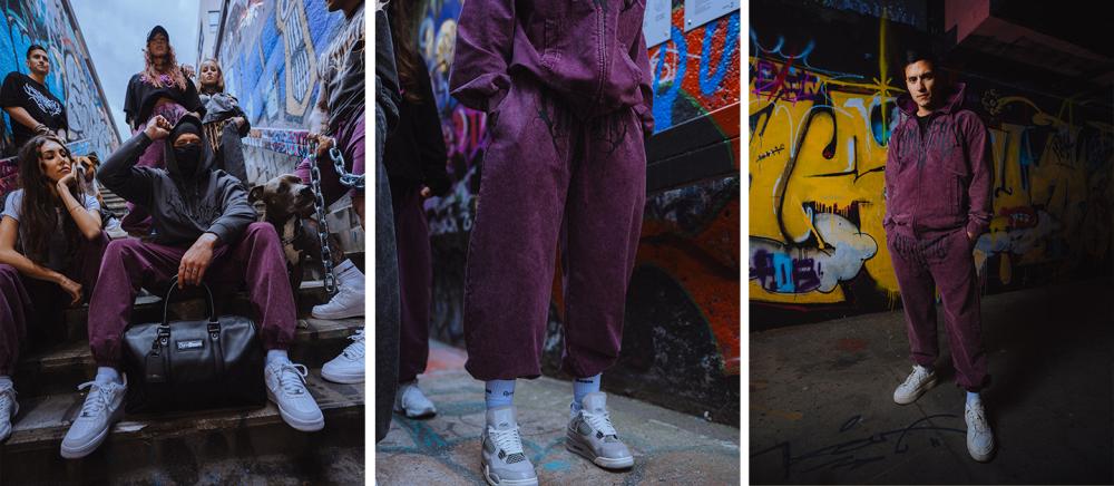 Pantaloni sport Abyss Raisin - GymBeam