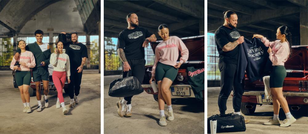 Tricou Boxy Athletic Society Black - GymBeam