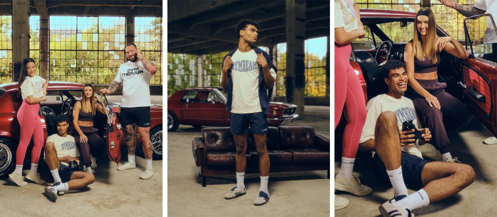 Tricou Boxy Athletic Society Cream - GymBeam