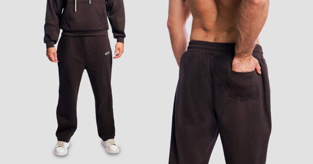 Pantaloni sport Aura Tee Brown - GymBeam