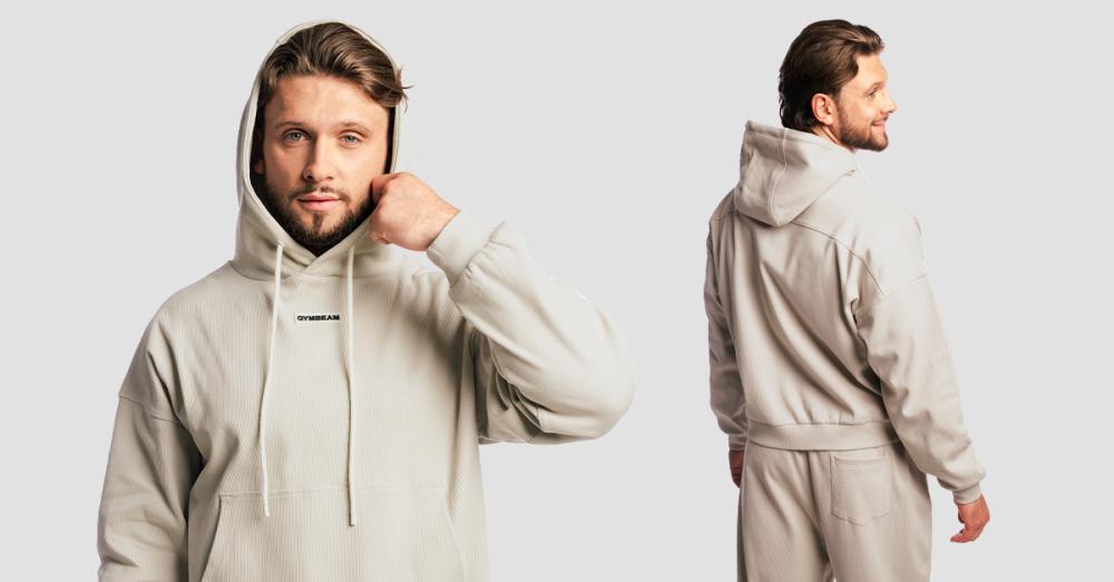 Hanorac Aura Hoodie Grey - GymBeam