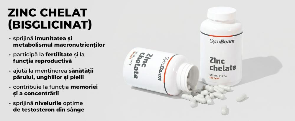 Zinc Chelat (bisglicinat) - GymBeam
