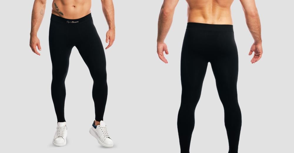 Fuse Leggings Black - GymBeam