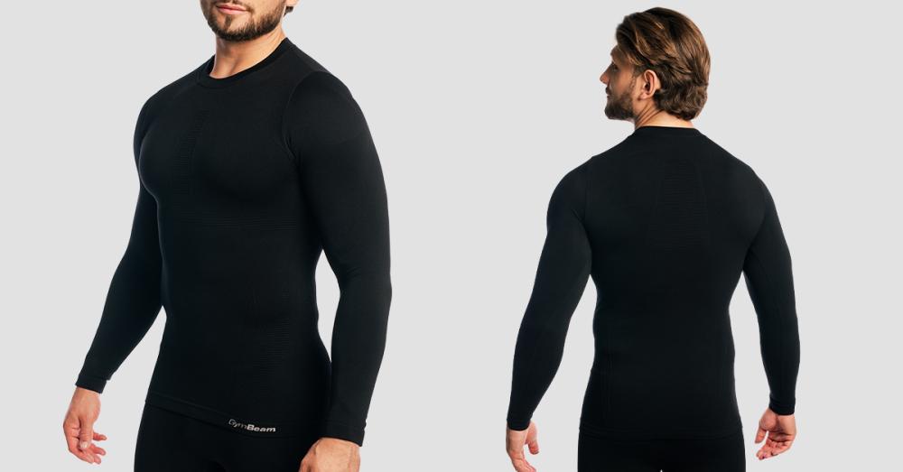 Fuse Long Sleeve T-Shirt Black - GymBeam