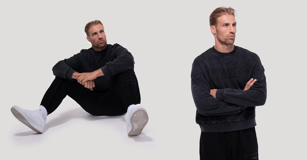 Tricou Persistence Washed Black - GymBeam