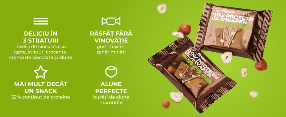 32% Protein Wafer - GymBeam