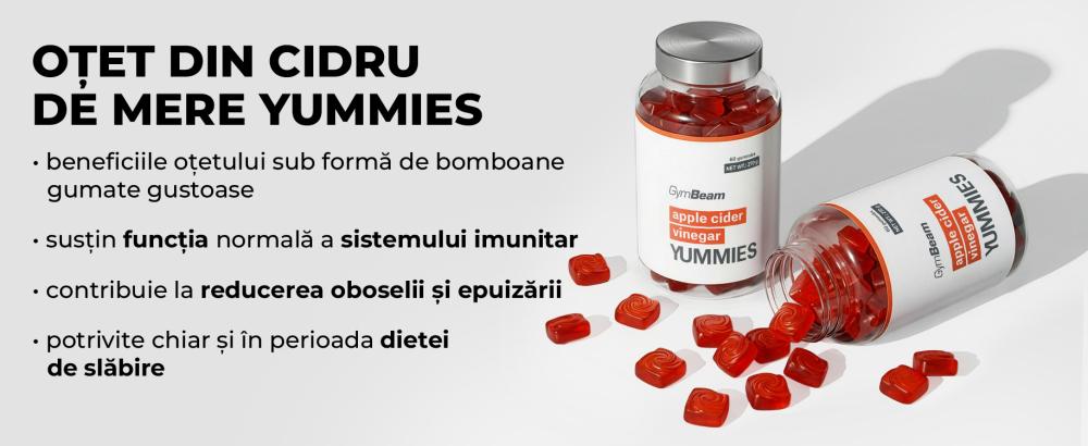 Oțet din cidru de mere Yummies - GymBeam