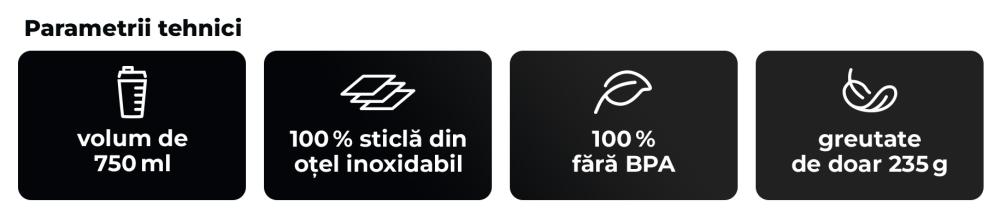 Shaker Steel Batman™ 750 ml - GymBeam