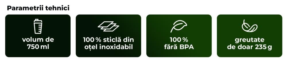 Shaker Steel The Joker™ 750 ml - GymBeam