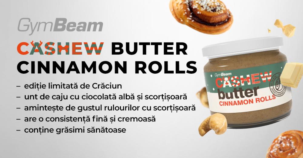 Unt de caju - Cinnamon rolls - GymBeam