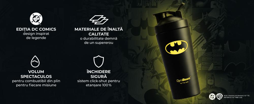 Shaker Steel Batman™ 750 ml - GymBeam