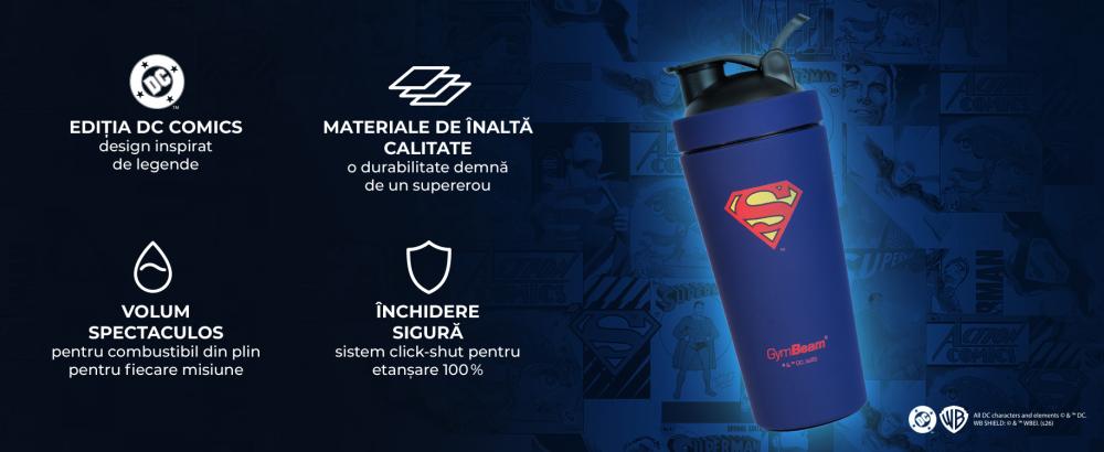 Shaker Steel Superman™ 750 ml - GymBeam