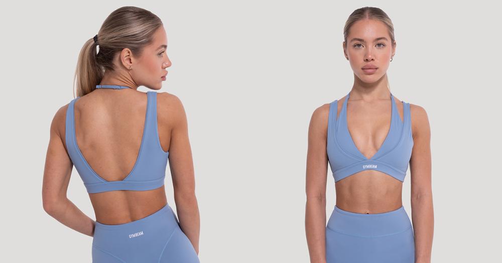 Sutien sportiv Flow Azure - GymBeam