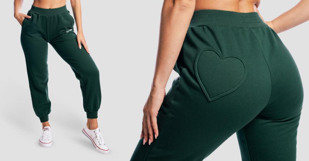 Pantaloni sport pentru femei GymBabe Forest - GymBeam