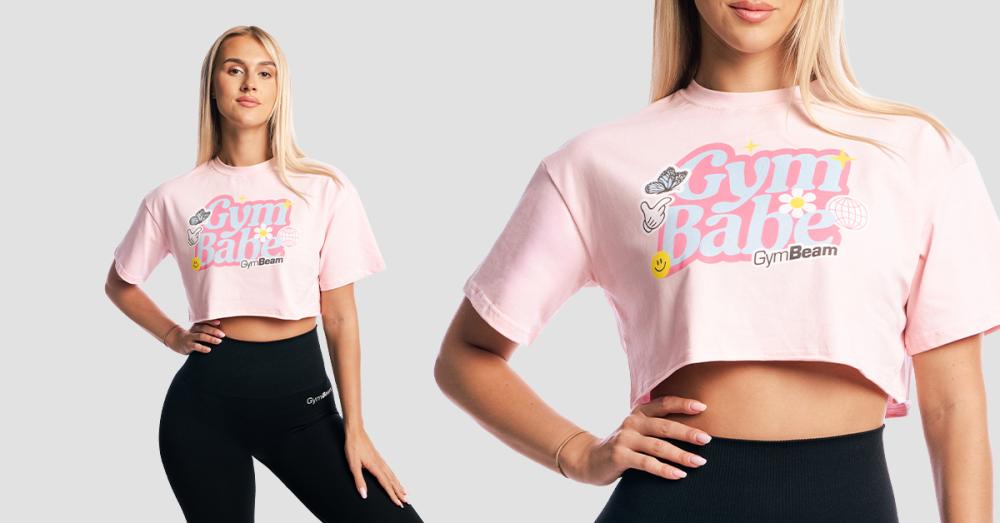 Tricoul pentru femei GymBabe Cream - GymBeam