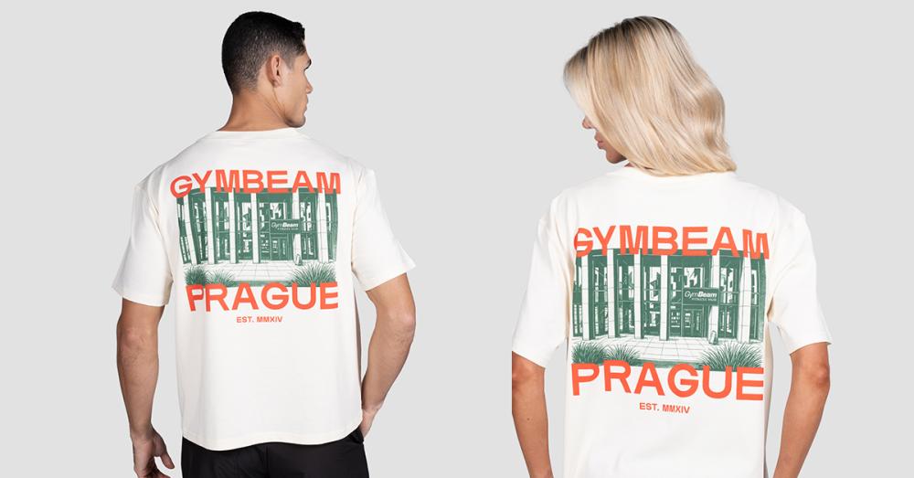 Tricou Prague Cream - GymBeam