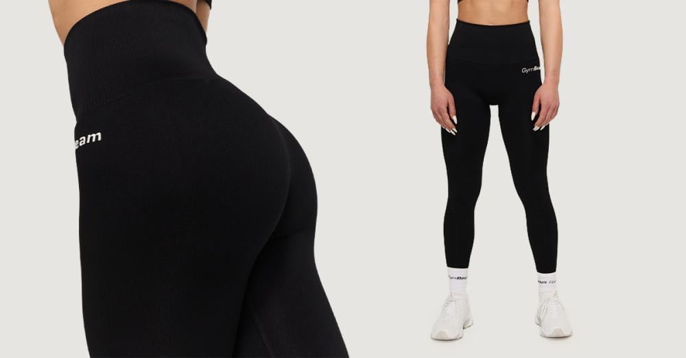 Colanți pentru femei Fierce Black - GymBeam