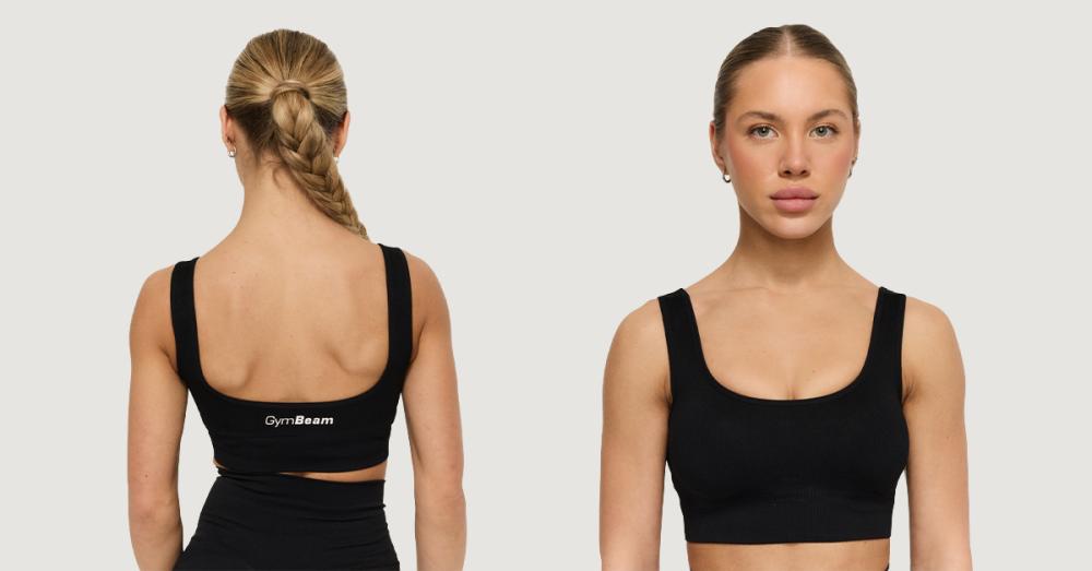 Sutien Bralette GymBabe Black - GymBeam