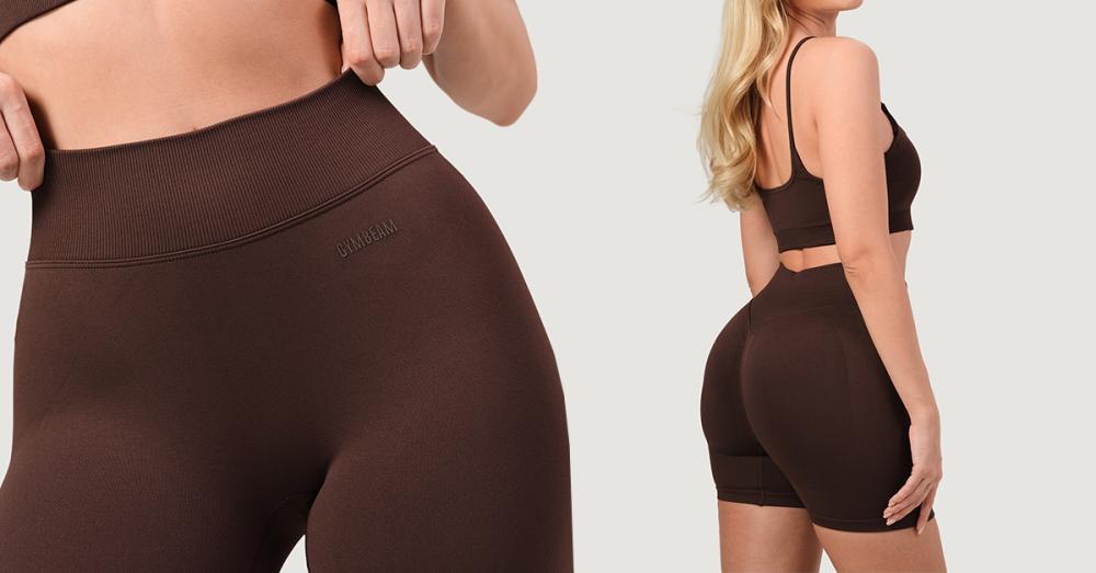 Pantaloni scurți fără cusături pentru femei NEO Black - GymBeam