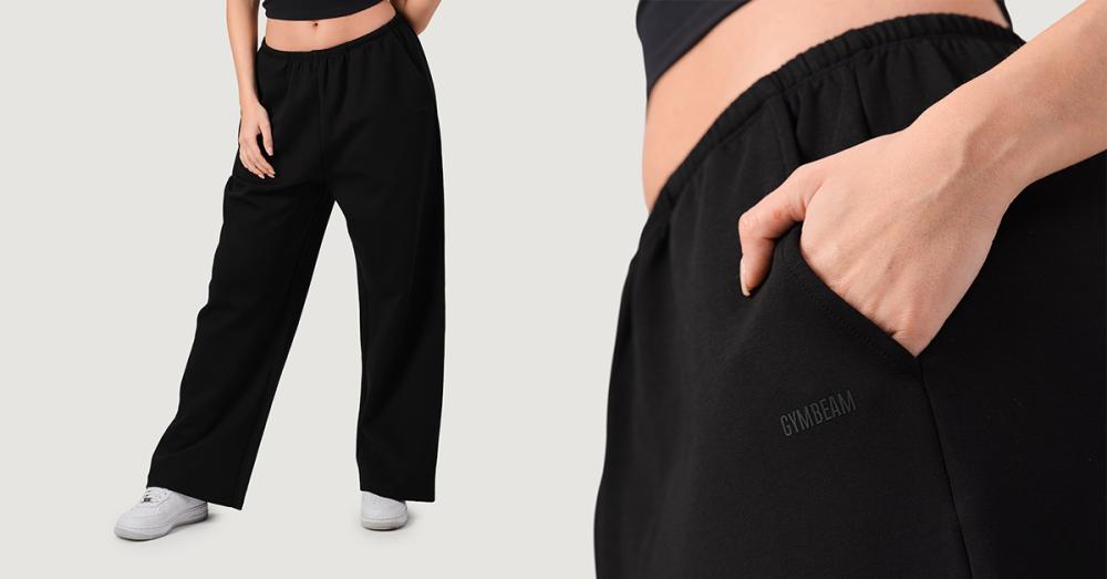 Pantaloni sport pentru femei NEO Black - GymBeam