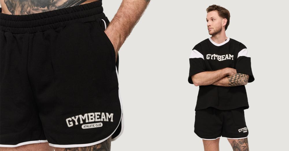 Pantaloni scurți Varsity Black - GymBeam