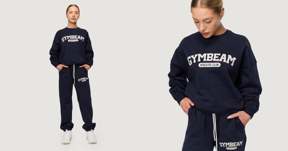 Hanorac pentru femei Varsity Blue - GymBeam