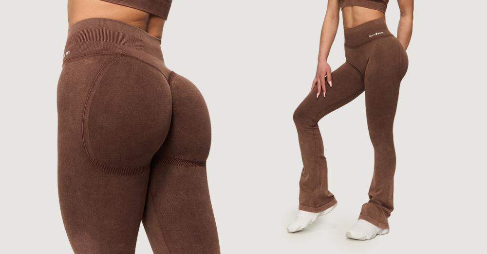 Pantaloni fără cusături pentru femei Fierce Baby Pink - GymBeam