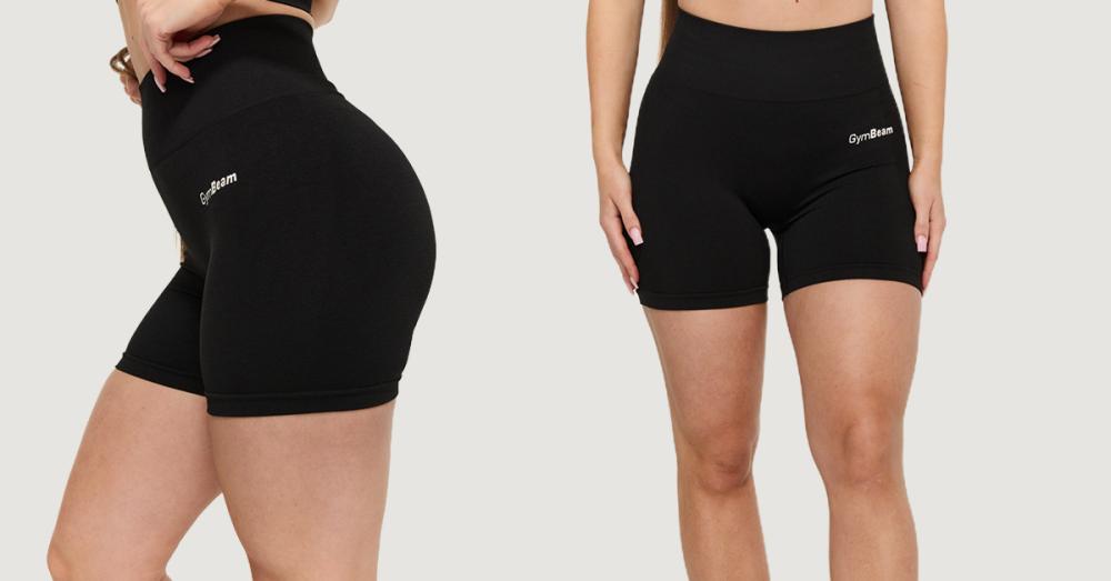 Pantaloni scurți pentru femei FLO Graphite - GymBeam