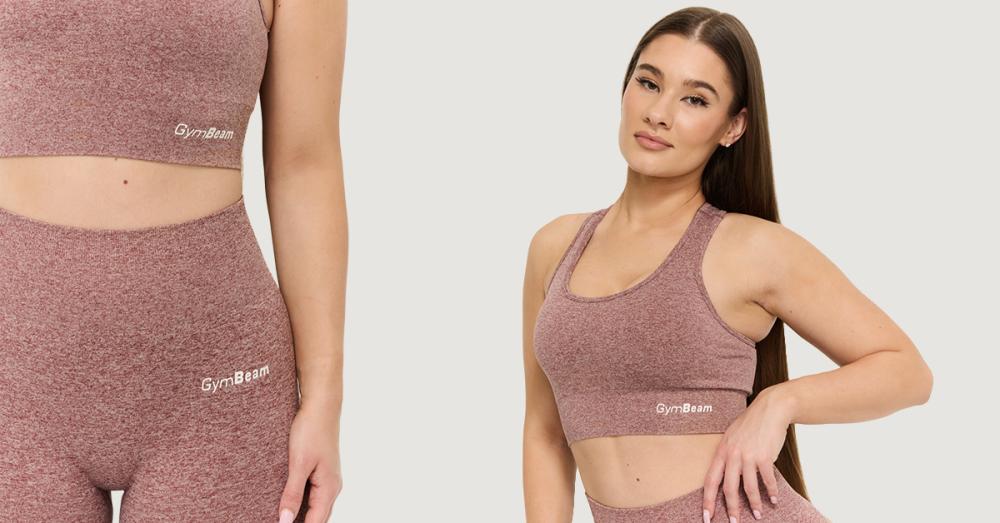 Sutien sport FLO Mauve - GymBeam