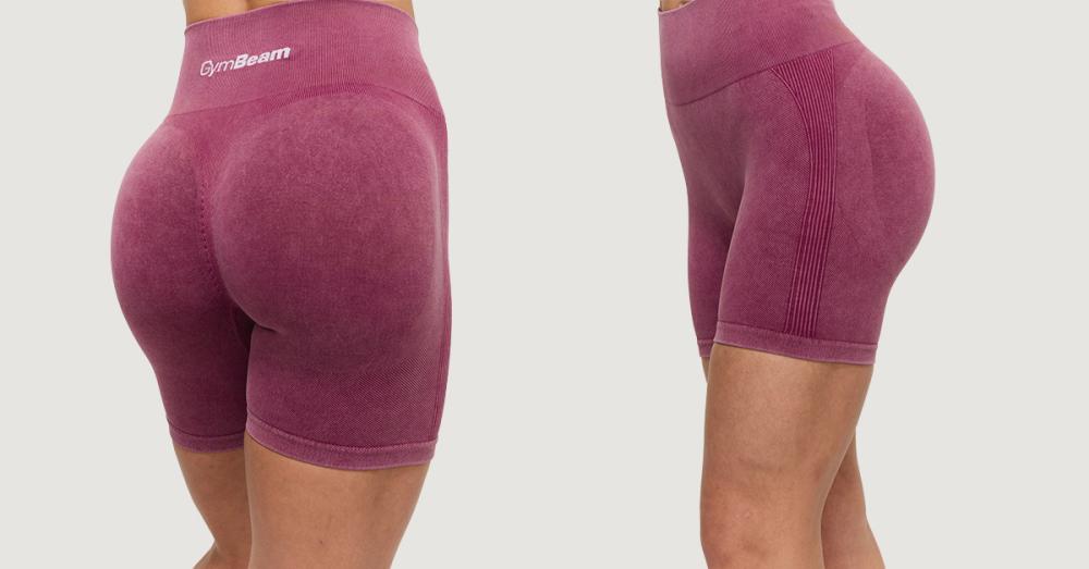 Pantaloni scurți pentru femei Lift Seamless Plum - GymBeam
