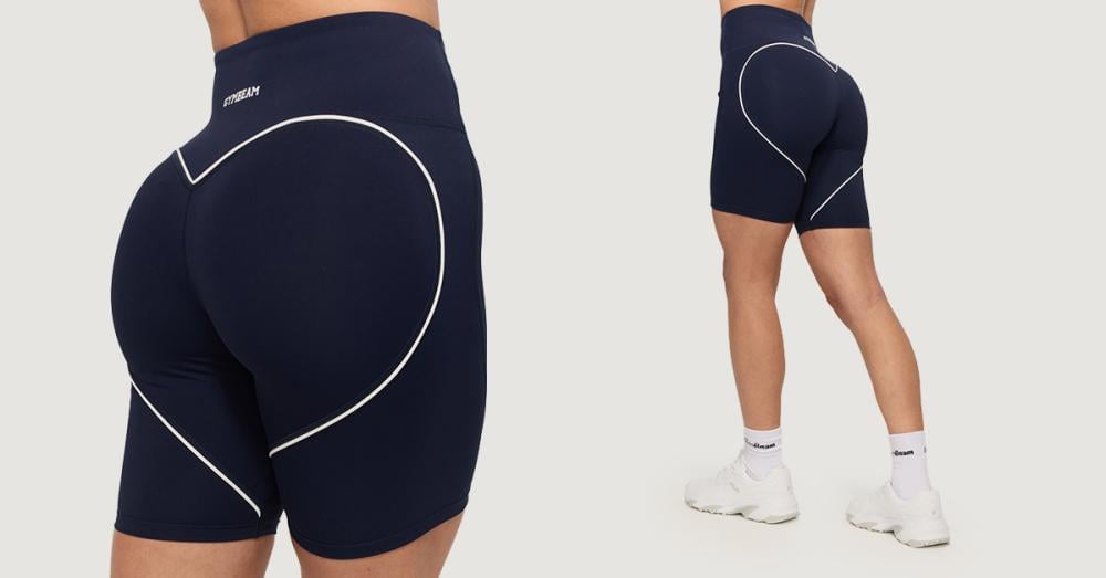 Pantaloni scurți pentru femei Varsity Blue - GymBeam