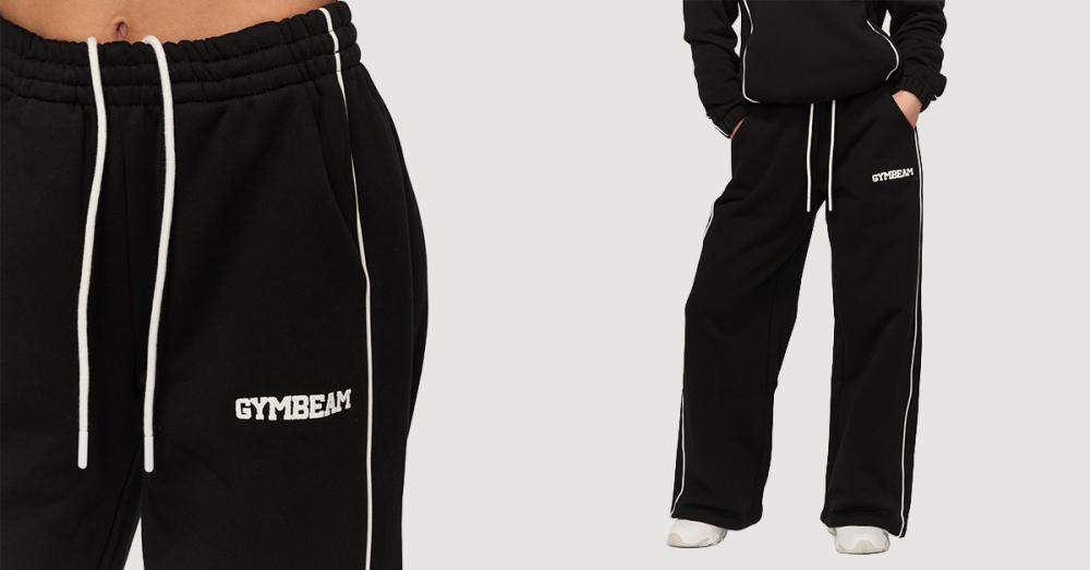 Pantaloni sport pentru femei Varsity Black - GymBeam