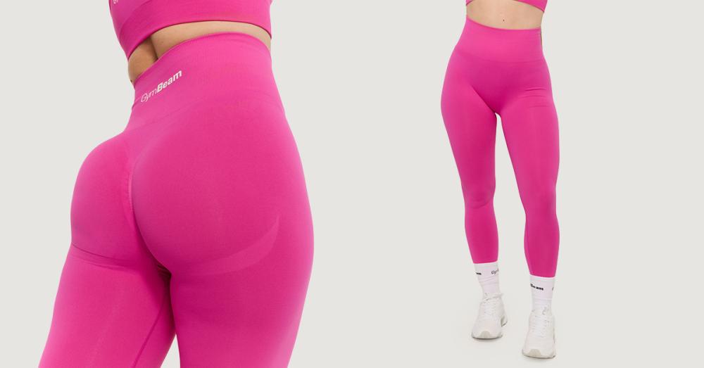 Colanți pentru femei Sculpt Seamless Rose - Gymbeam