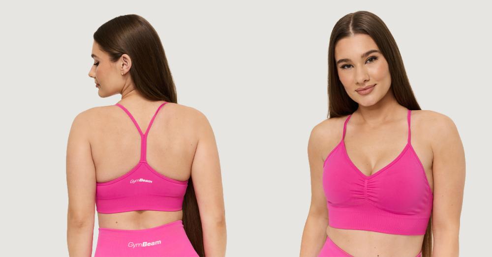 Sutien Sport Seamless Sculpt Rose - GymBeam