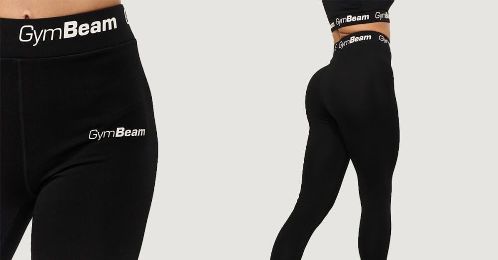 Colanți Simple Black pentru femei - GymBeam