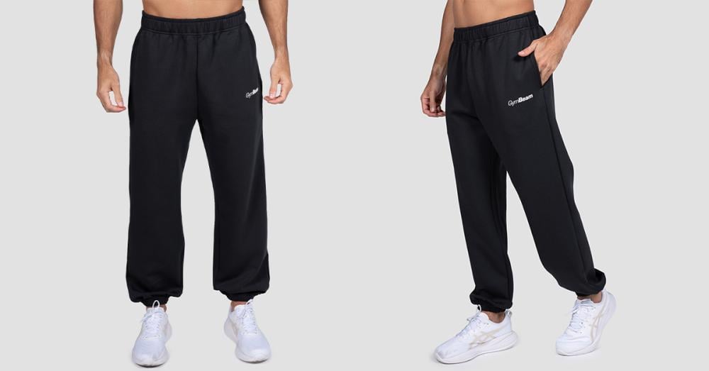 Pantaloni sport Relay Black - GymBeam