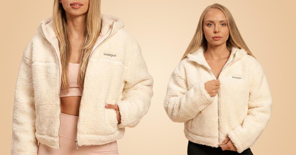 Geacă pentru femei Hoodie Bliss Ivory - BeastPink