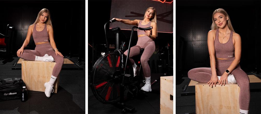 Colanți pentru femei FLO Mauve - GymBeam