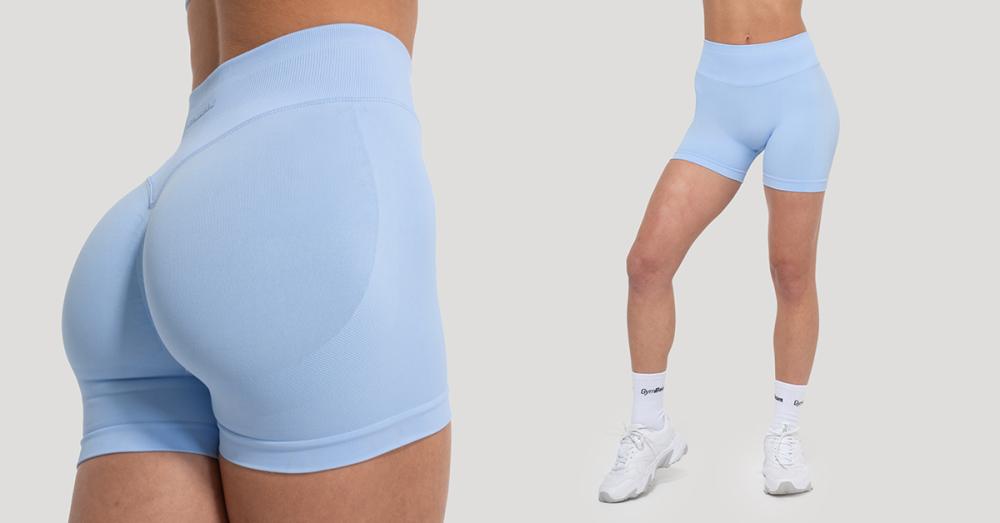 Pantaloni scurți pentru femei Luma Baby Blue - GymBeam