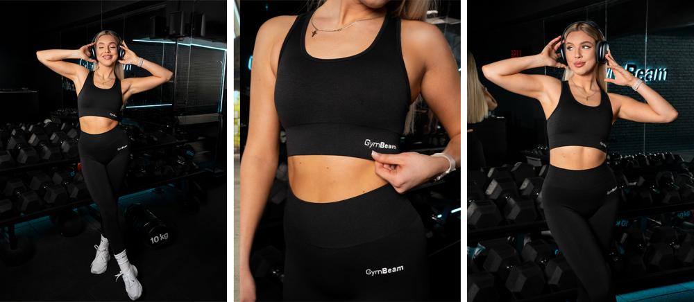 Sutien sport FLO Graphite - GymBeam