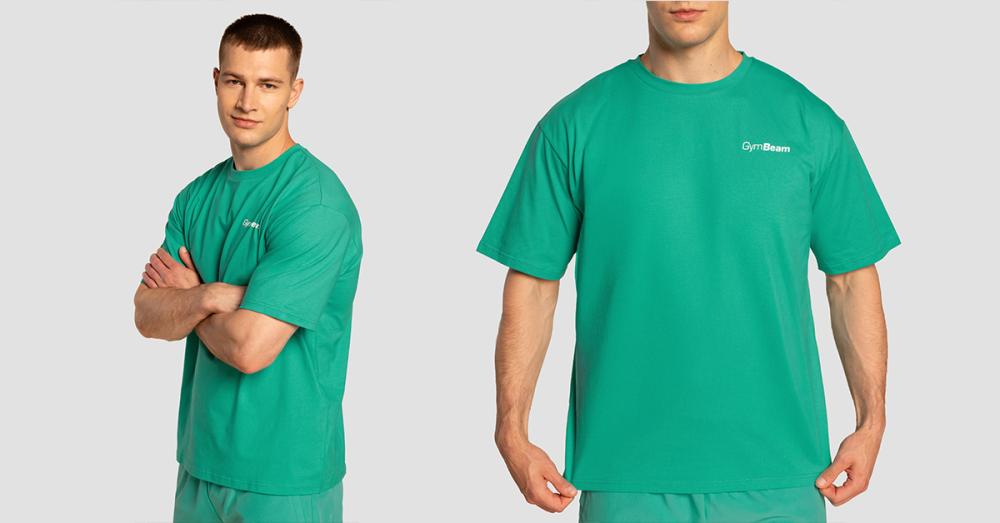 Tricou Oversized Limitless Eucalypt - GymBeam