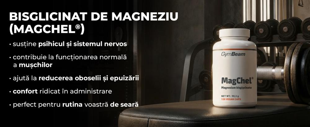 MagChel® - bisglicinat de magneziu - GymBeam