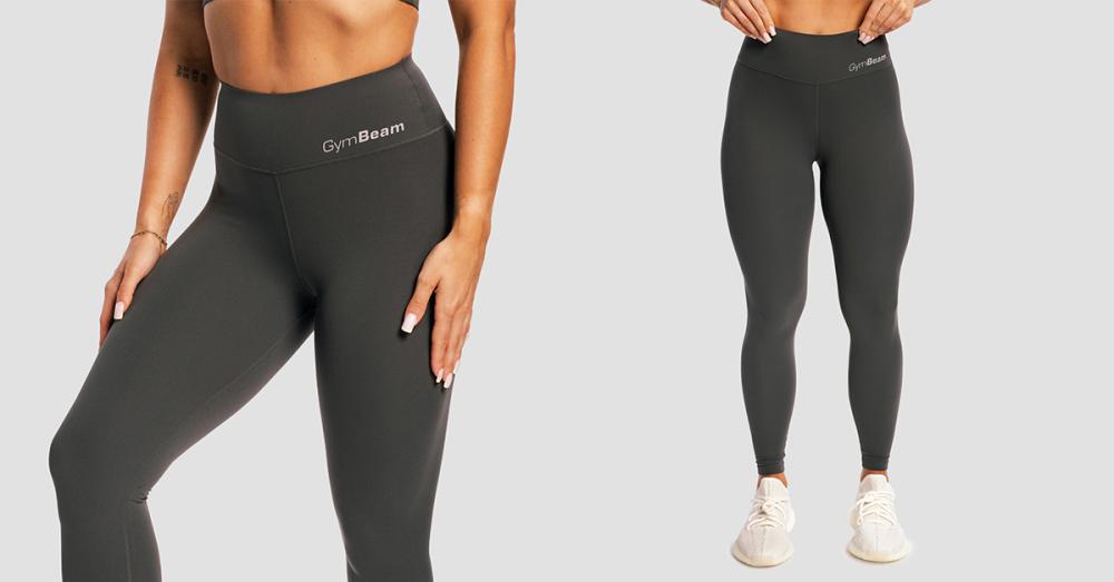 Colanți pentru femei BEAT Charcoal - GymBeam