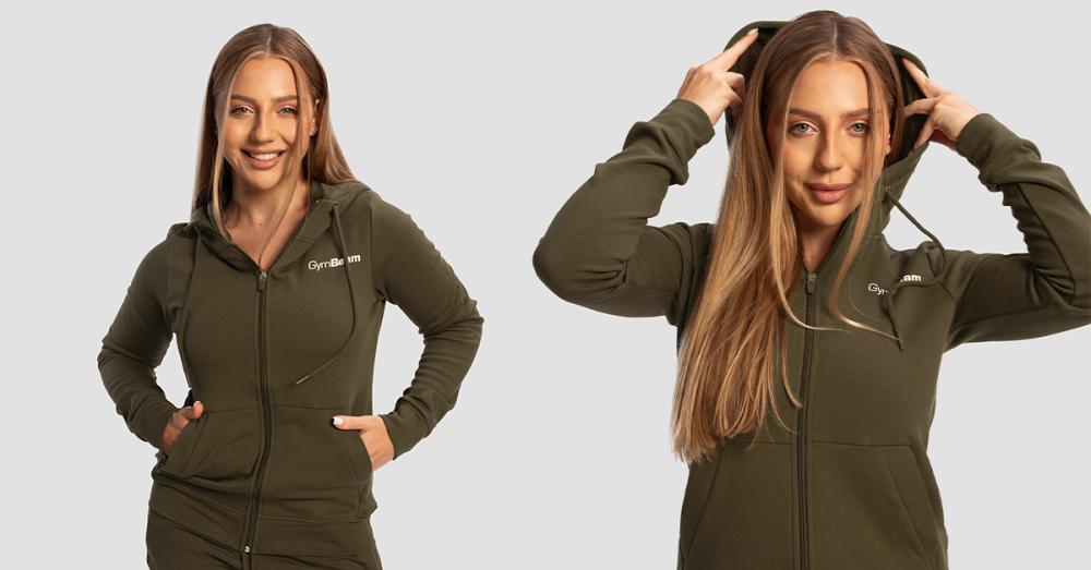 Women's Limitless Espresso Zip Hoodie - GymBeam